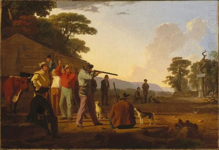 George Caleb Bingham Shooting for the Beef china oil painting image